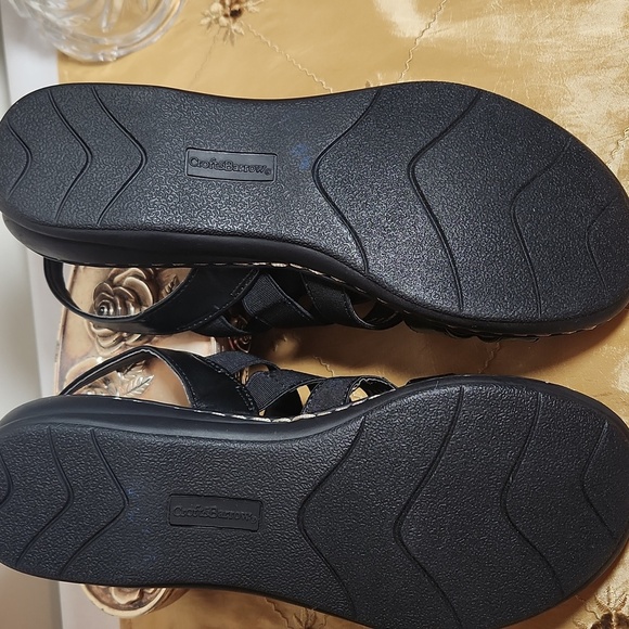 Croft&Borrow Black Depot Sandals Size 8 - Picture 2 of 11